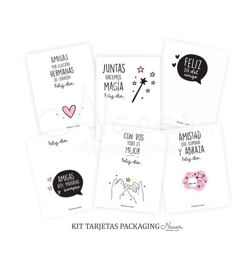 Tarjetas Imprimibles – Día de la Amistad