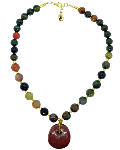 [12752] Collar piedras naturales #5