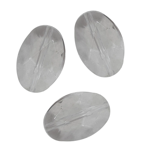 [10426] Cairel acrílico transparente ovalo irregular x 20gr.   