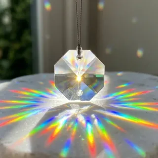 [12984] Cairel vidrio octógono transparente 15mm x 10un