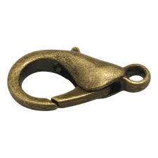 [11206] Mosquetón hierro 14mm bronce x 10un. 