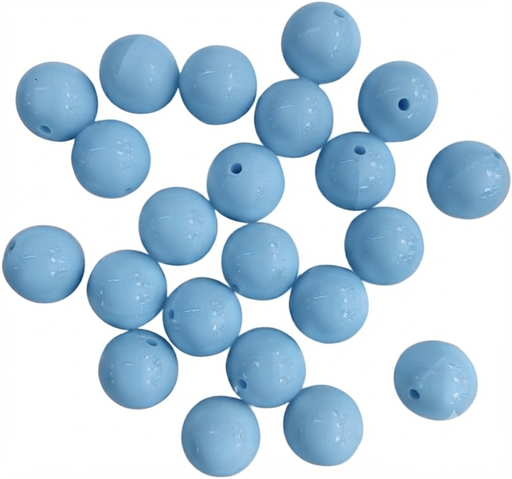 [10291] Bolita acrílico lisa 14mm celeste x 40gr 