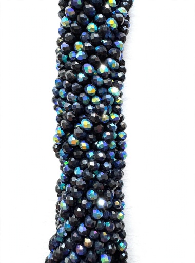 [10641] Cristal de roca 4mm negro tornasol (GB)   
