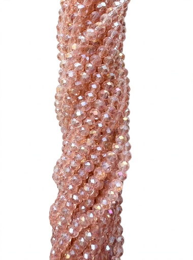 [10641] Cristal de roca 4mm rosa transp. tornasol (GD)   
