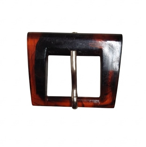 [15001] Hebilla acrilica Carey cuadrada 35x45x40mm