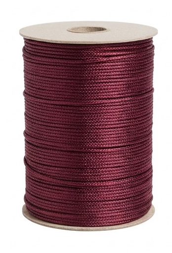 [15009] Cordón Coreano 1mm rollo bordo x 10mts  