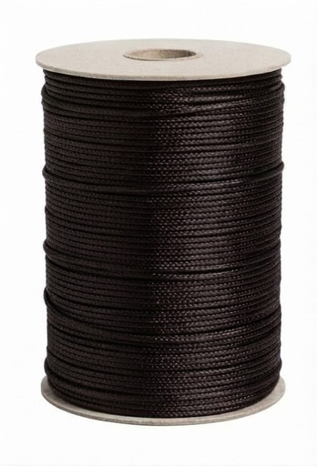 [15009] Cordón Coreano 1mm rollo marrón chocolate x 10mts  