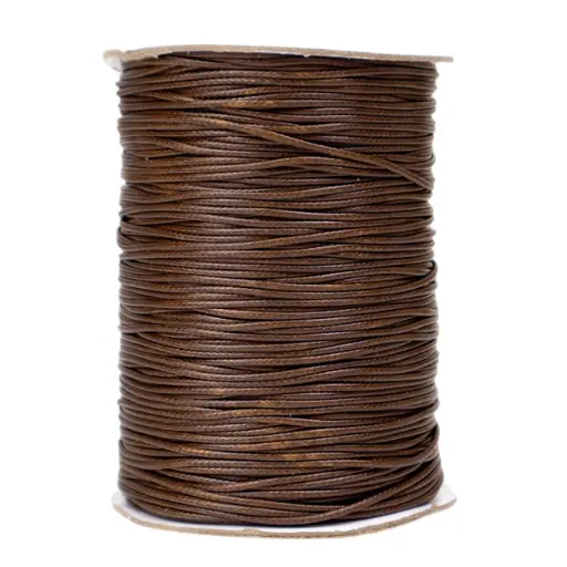 [15009] Cordón Coreano 1mm rollo marrón x 10mts  