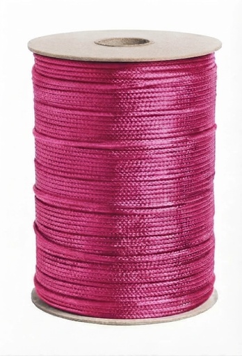 [15009] Cordón Coreano 1mm rollo rosa x 10mts  