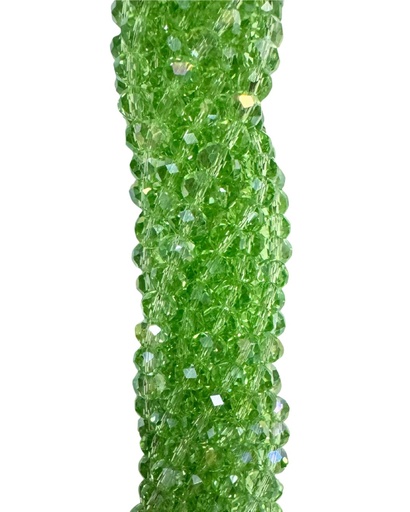 [10642] Cristal de roca 6mm verde claro transp. tornasol (GB)