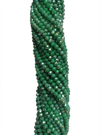 [10642] Cristal de roca 6mm verde tornasol (GF)
