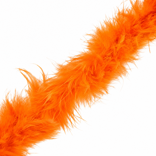 [11739] Boa de plumas naranja x 2mt.
