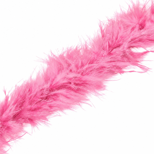 [11739] Boa de plumas rosa claro x 2mt.