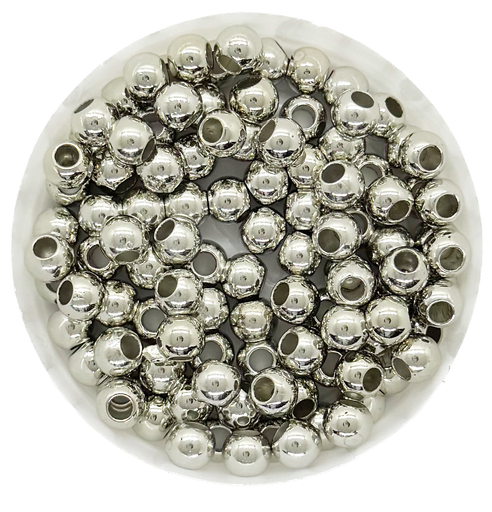 [10244] Bolita CCB niquel pase ancho 6mm x 10gr.