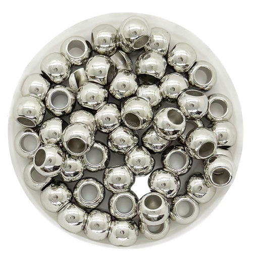 [10244] Bolita CCB niquel pase ancho 8mm x 10gr.