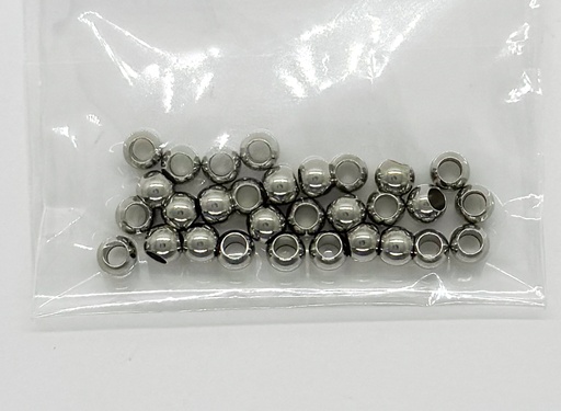 [10838] Bolita acero quirúrgico 4mm x 50un.