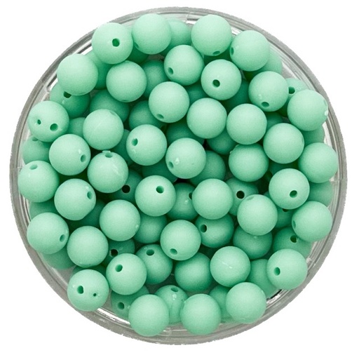 [11443] Bolita acrílico engomada aqua 6mm x 10g
