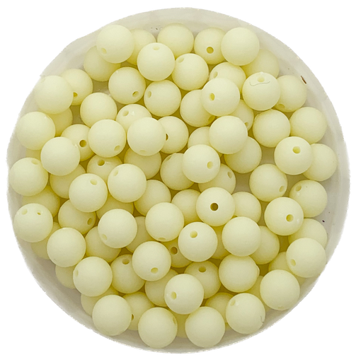 [11443] Bolita acrílico engomada natural 6mm x 10g