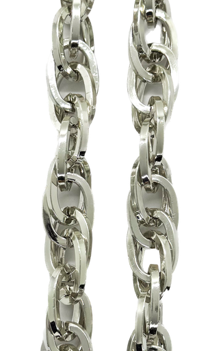 [10413] Cadena aluminio plata x 1m #37