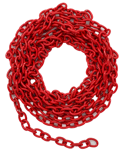 [10224] Cadena esmaltada forcet roja x 1 mt.