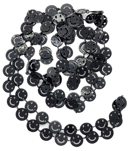 [11690] Cadena smile negra x 1mt