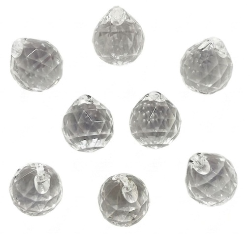[10508] Cairel acrílico p/colgar transp. bola 12mm #1 x 10gr.
