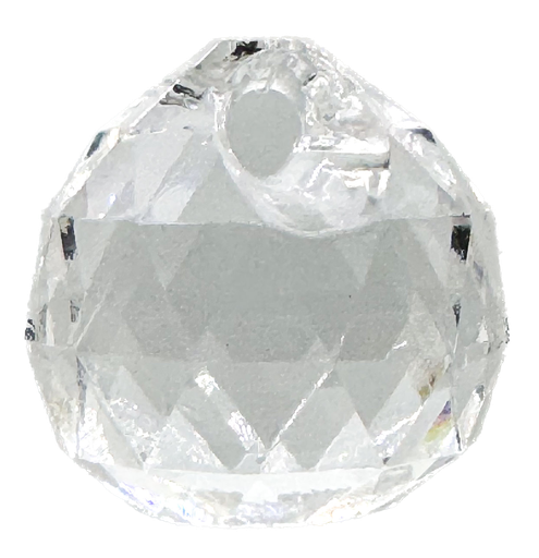 [10426] Cairel acrílico transparente bola 20mm x 3un.