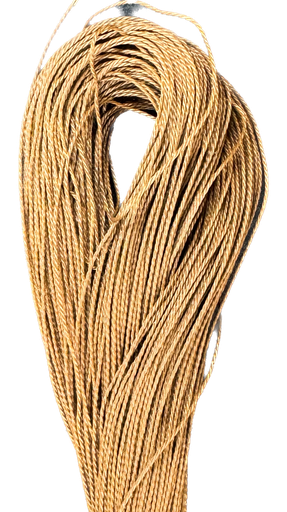 [12158] Cordón encerado 1mm marrón ddl x 10 mts.