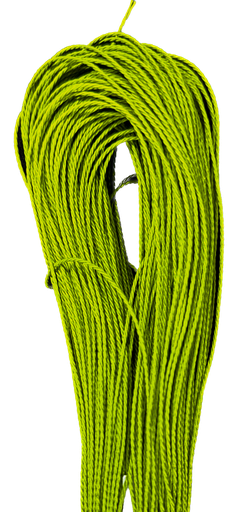 [12158] Cordón encerado 1mm verde oliva x 10 mts.