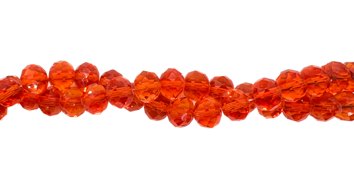 [10640] Cristal de roca 10mm naranja claro transparente