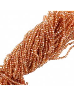 [10641] Cristal de roca 4 mm cobre tornasol