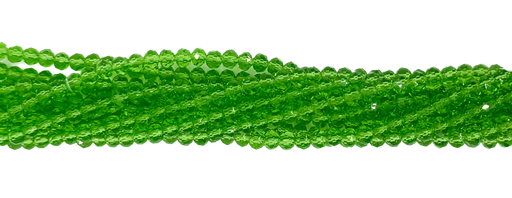 [10641] Cristal de roca 4 mm verde transparente