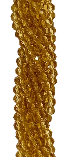 [10641] Cristal de roca 4mm marrón caramelo transparente