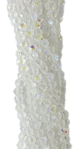 [10641] Cristal de roca 4mm transparente tornasol (GB)
