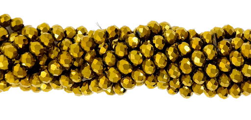 [10642] Cristal de roca 6m dorado metalizado