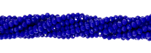 [10642] Cristal de roca 6mm azúl opaco