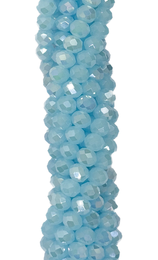 [10642] Cristal de roca 6mm celeste opaco tornasol (GE)