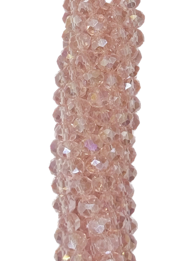 [10642] Cristal de roca 6mm rosa transp. tornasol