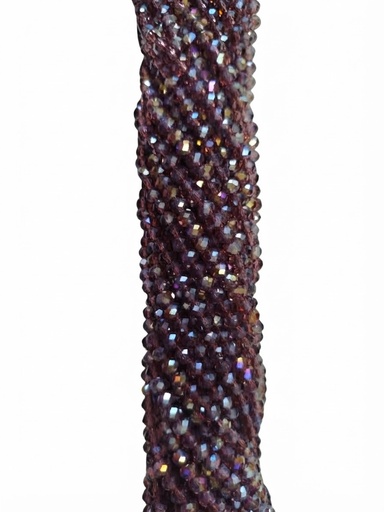 [10642] Cristal de roca 6mm violeta transparente tornasol (GC)
