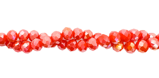 [10643] Cristal de roca 8mm coral tornasol