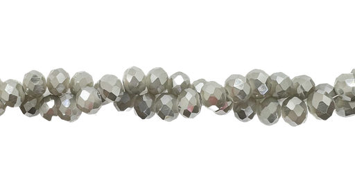 [10836] Cristal de roca 8mm gris oscuro tornasol