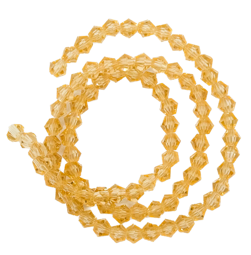 [10668] Cristal de roca bicono 4mm x tira #023