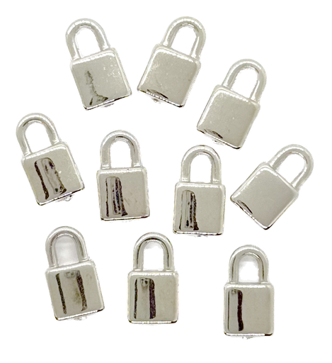 [10244] Dije CCB candado liso níquel x 10gr.