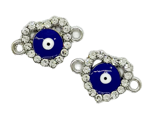 [12205] Dije fundición corazón c/strass x 1 un.