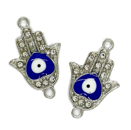 [12205] Dije fundición manito hamsa c/strass x 2 un. (1)