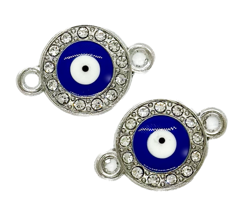 [12205] Dije fundición ojo turco c/strass x 1 un. (1)