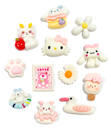 Charms p/pegar blanco 