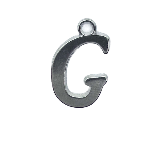 Dijes de fundición letra G x 10gr 