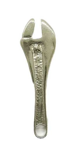 Dijes de fundición llave francesa x 10gr