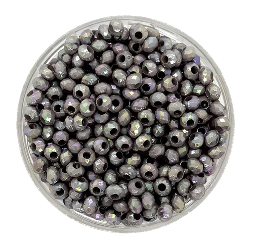 [10417] Dona acrílica facetada 4mm x 10gr. #004